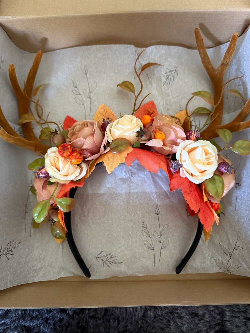 Garden Fairy/Deer Nymph Headband